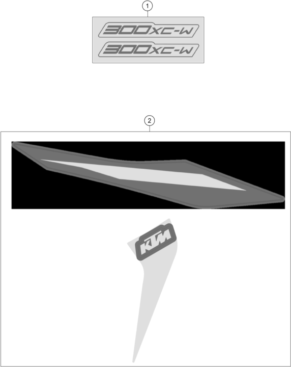 Explosionsgrafik DEKOR