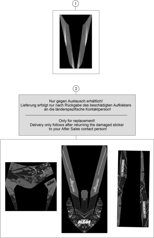 Explosionsgrafik DEKOR