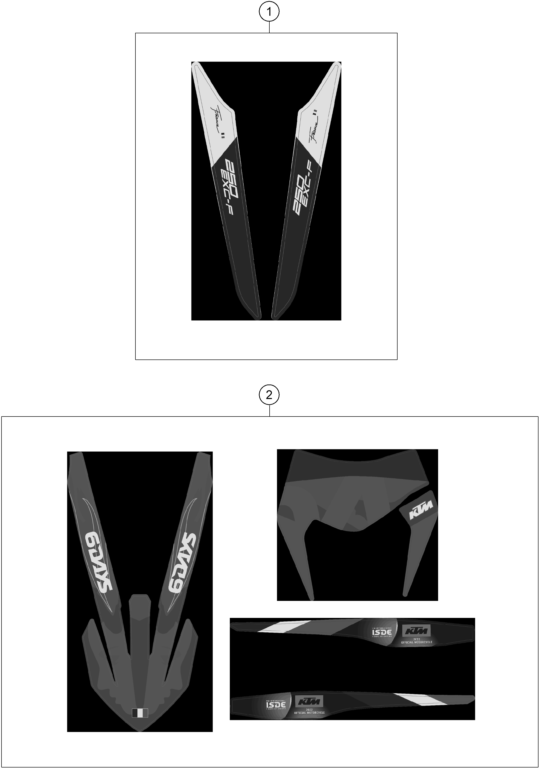 Explosionsgrafik DEKOR