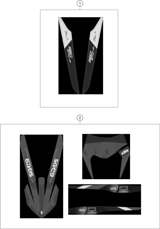 Explosionsgrafik DEKOR