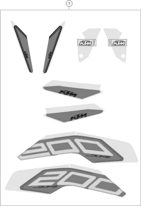 Explosionsgrafik DEKOR