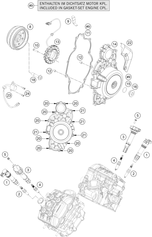 Explosionsgrafik ZÜNDANLAGE