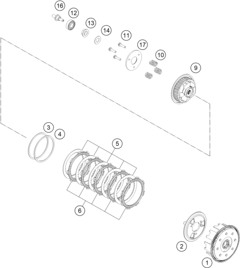 Explosionsgrafik KUPPLUNG