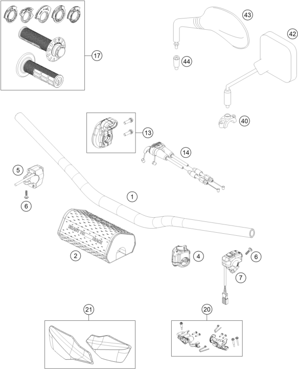 Explosionsgrafik LENKER, ARMATUREN