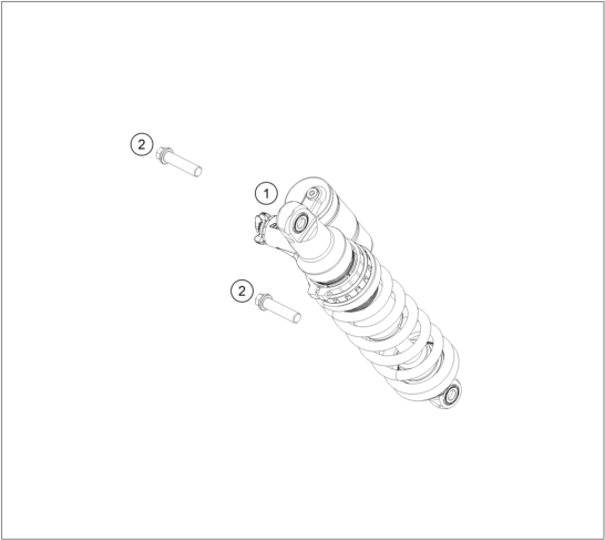 Explosionsgrafik FEDERBEIN