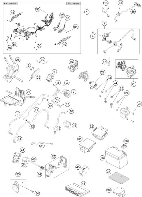 Explosionsgrafik KABELSTRANG