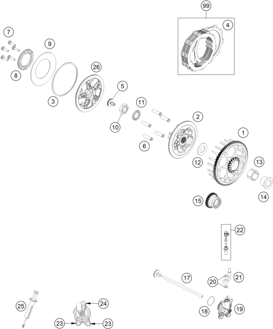 Explosionsgrafik KUPPLUNG