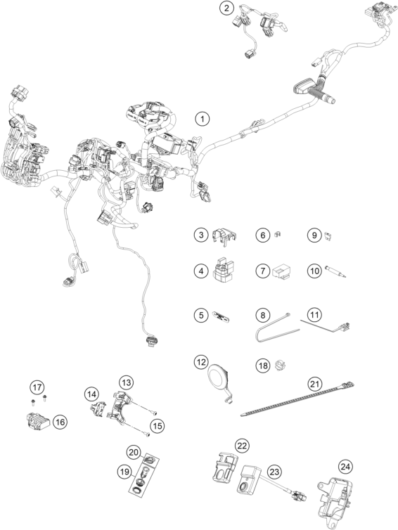 Explosionsgrafik KABELSTRANG