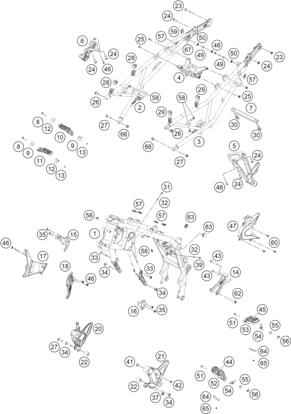 Explosionsgrafik RAHMEN
