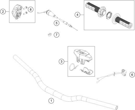 Explosionsgrafik LENKER, ARMATUREN