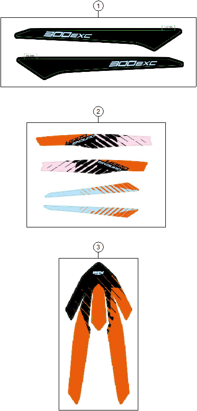 Explosionsgrafik DEKOR