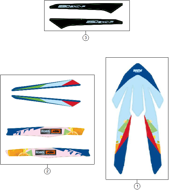Explosionsgrafik DEKOR