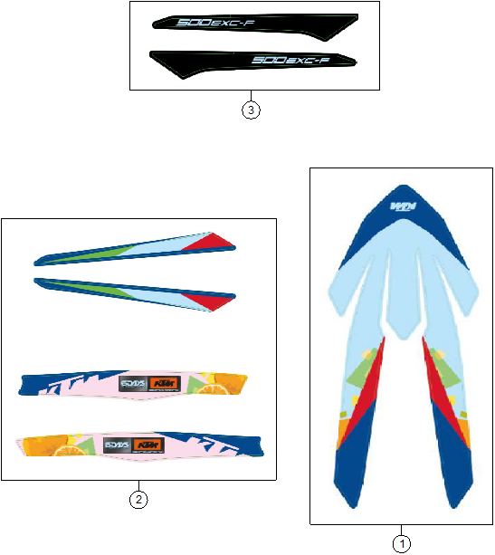 Explosionsgrafik DEKOR