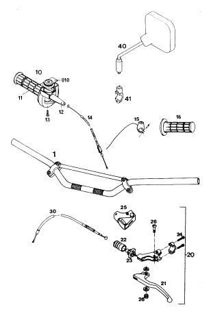 Explosionsgrafik LENKER, ARMATUREN