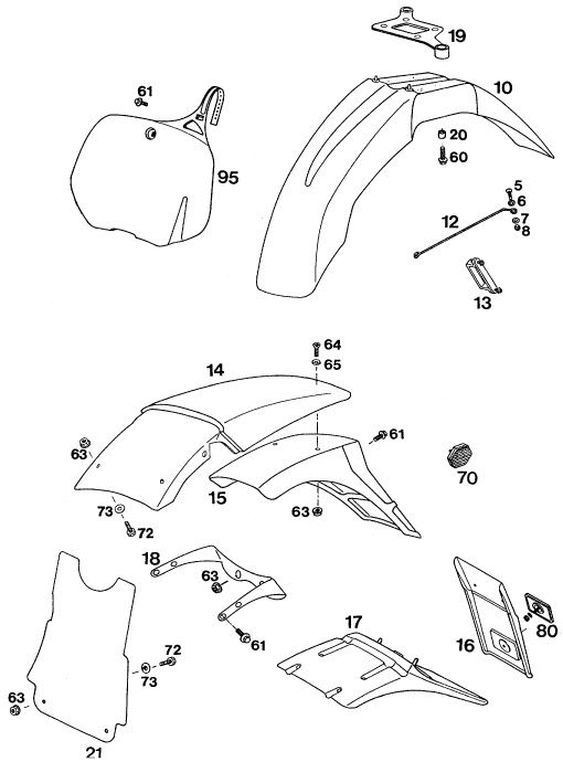 Explosionsgrafik MASKE, KOTFLÜGEL