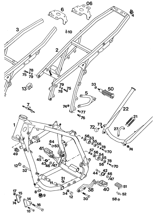 Explosionsgrafik RAHMEN