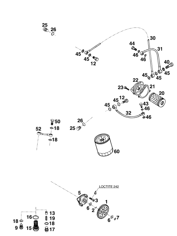 Explosionsgrafik SCHMIERSYSTEM