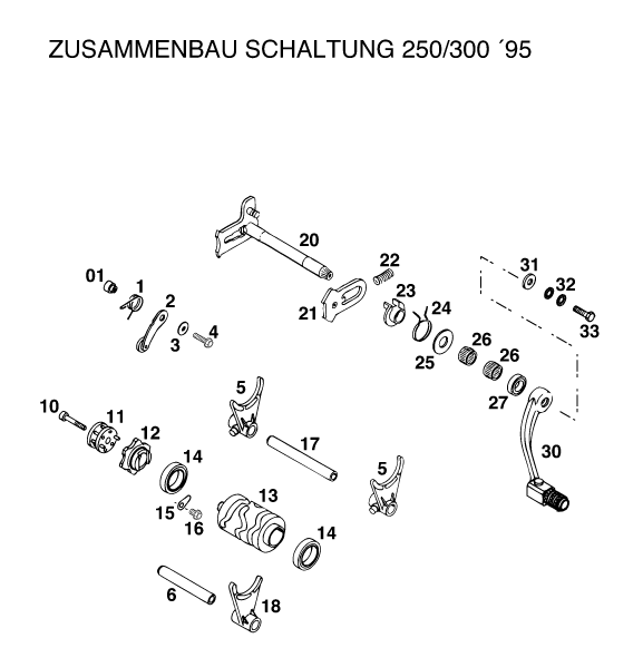 Explosionsgrafik SCHALTUNG