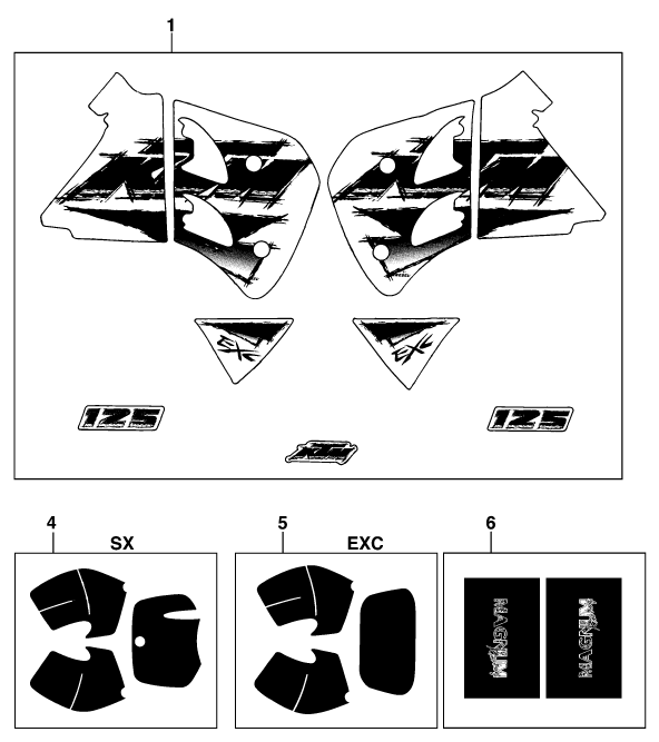 Explosionsgrafik DEKOR
