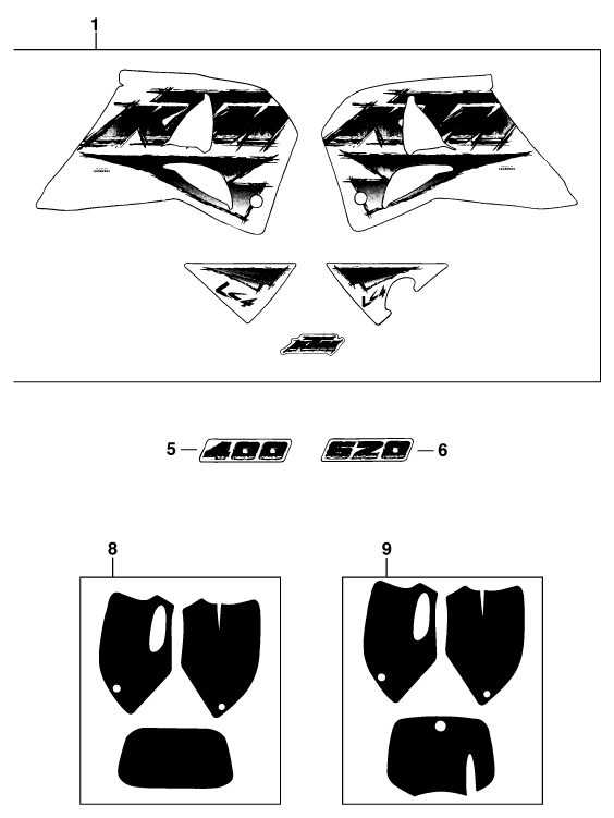 Explosionsgrafik DEKOR