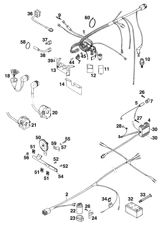 Explosionsgrafik KABELSTRANG