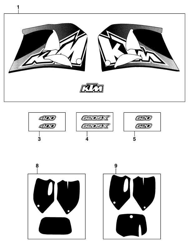 Explosionsgrafik DEKOR