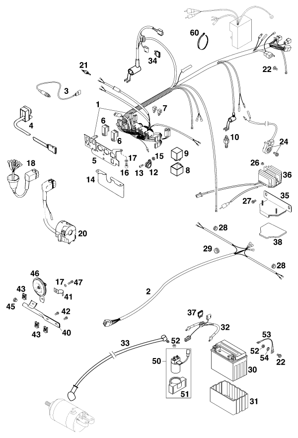 Explosionsgrafik KABELSTRANG
