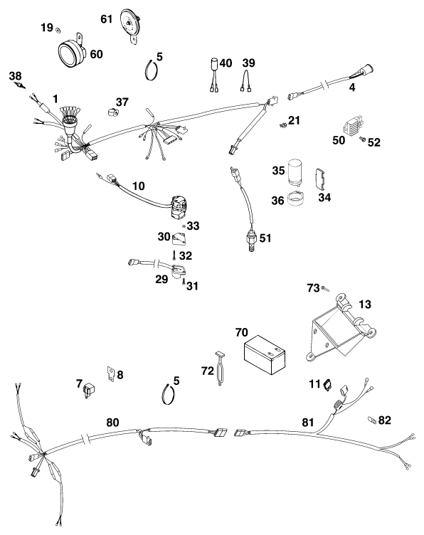 Explosionsgrafik KABELSTRANG