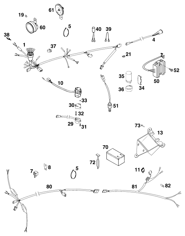 Explosionsgrafik KABELSTRANG