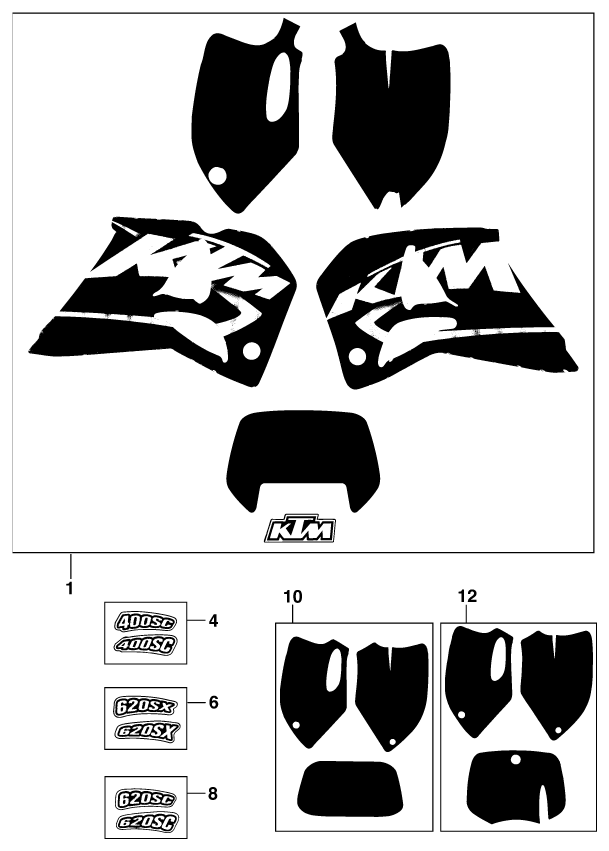 Explosionsgrafik DEKOR