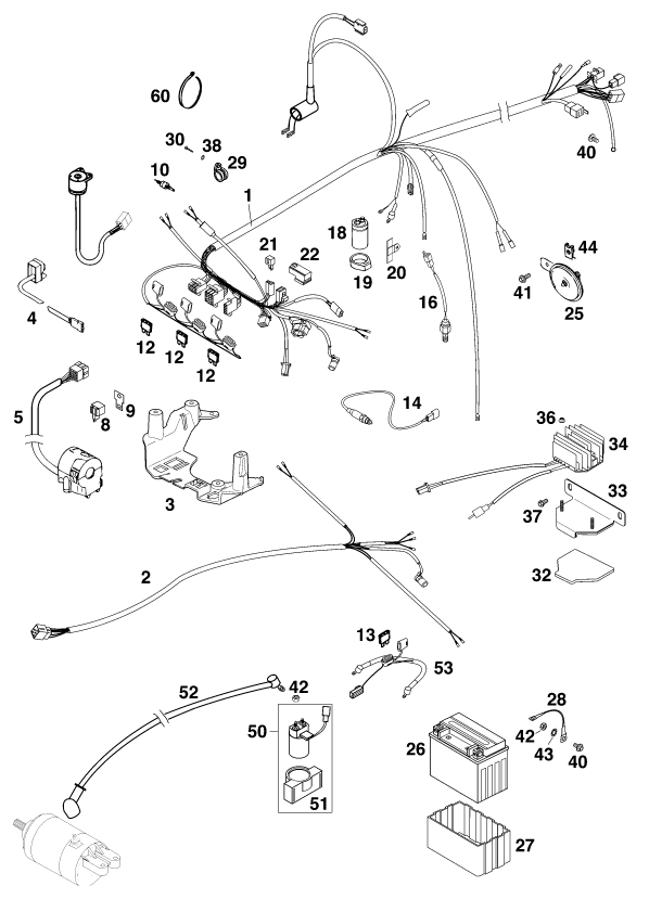 Explosionsgrafik KABELSTRANG