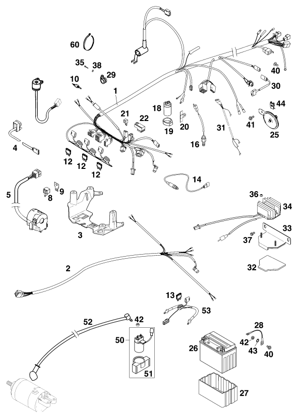Explosionsgrafik KABELSTRANG