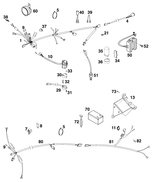 Explosionsgrafik KABELSTRANG