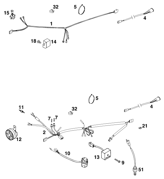 Explosionsgrafik KABELSTRANG