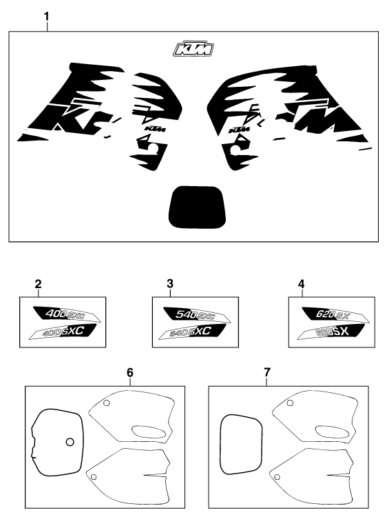 Explosionsgrafik DEKOR