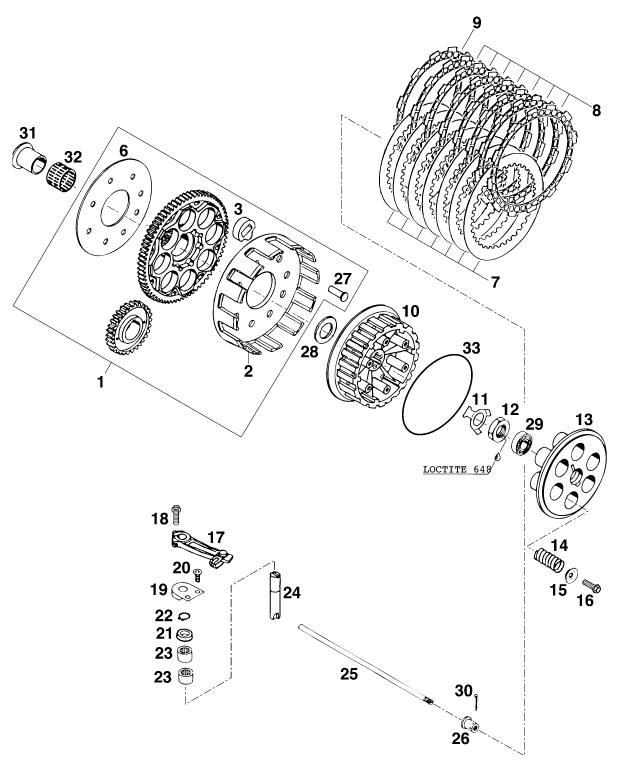 Explosionsgrafik KUPPLUNG