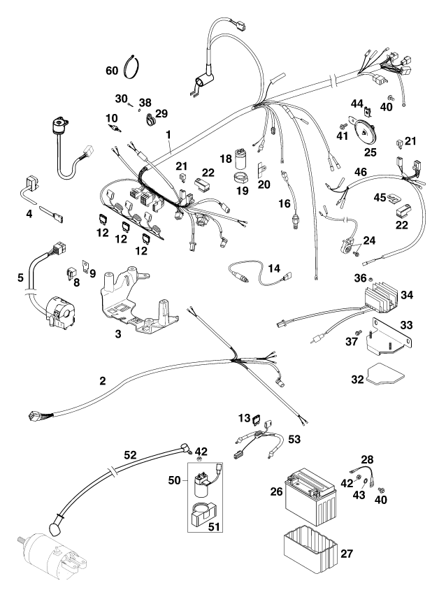 Explosionsgrafik KABELSTRANG