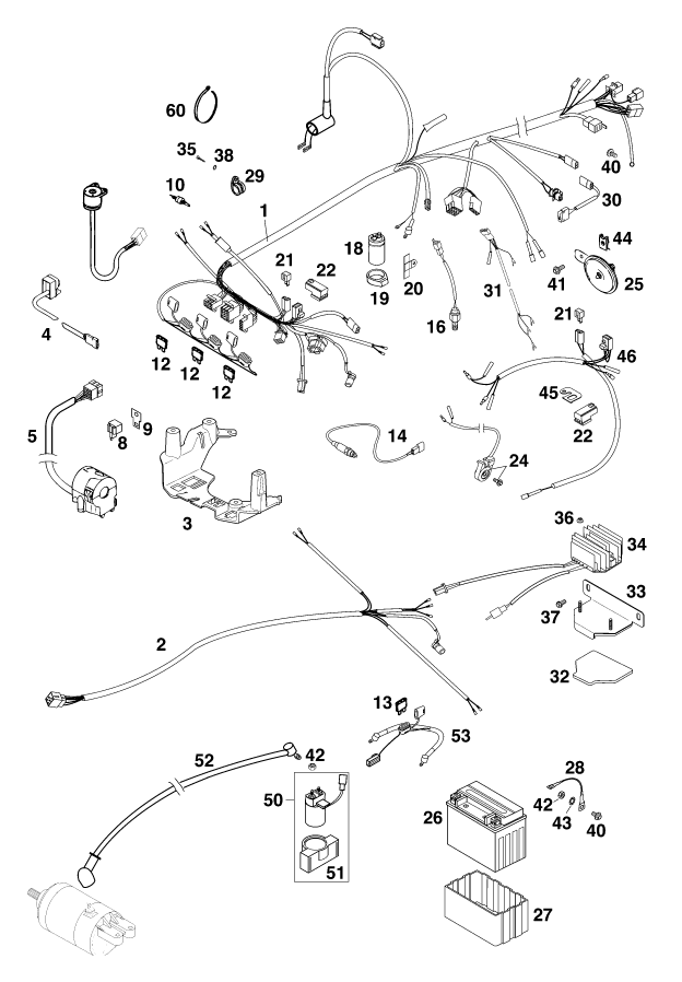 Explosionsgrafik KABELSTRANG