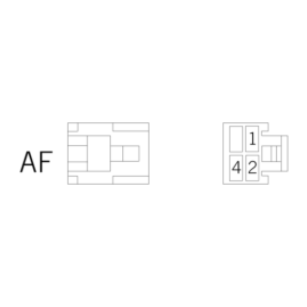 Ersatzstecker AF 4-polig-nt