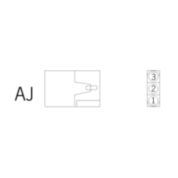 Ersatzstecker AJ 3-polig-nt