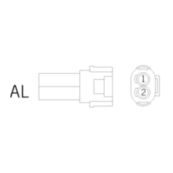 Ersatzstecker AL 2-polig-nt