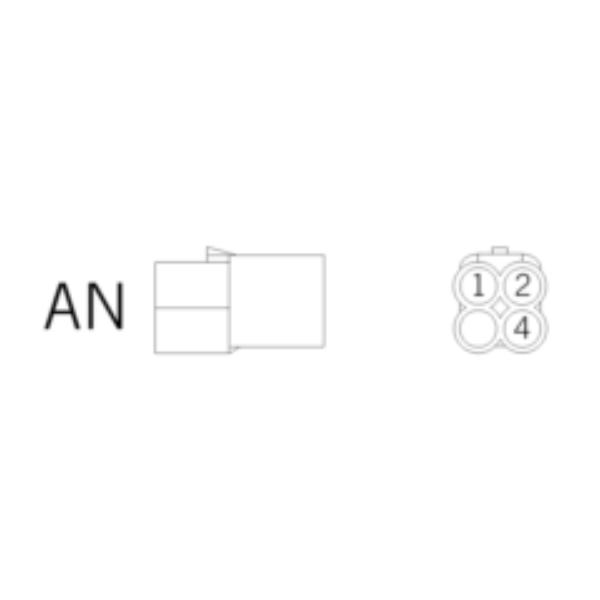 Ersatzstecker AN 4-polig-nt