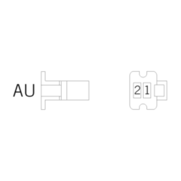 Ersatzstecker AU 2-polig-nt