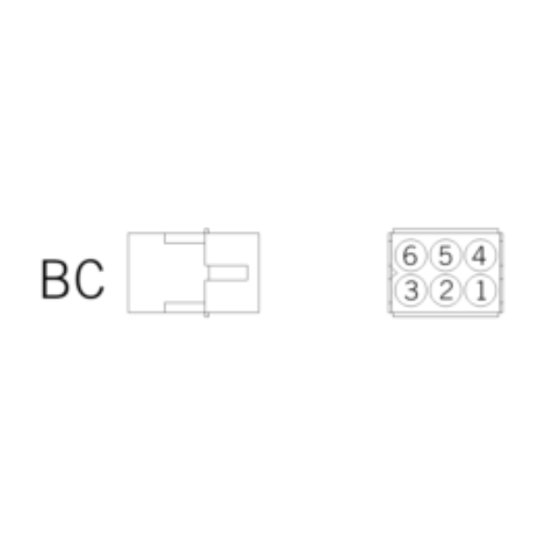 Ersatzstecker BC 6-polig-nt