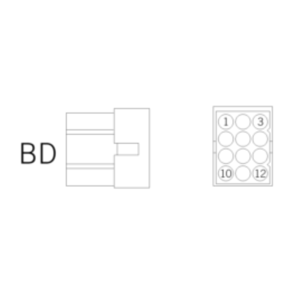 Ersatzstecker BD 12-polig-nt