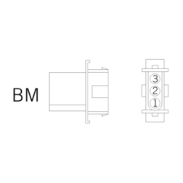 Ersatzstecker BM 3-polig-nt