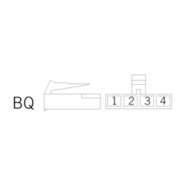 Ersatzstecker BQ 4-polig-nt
