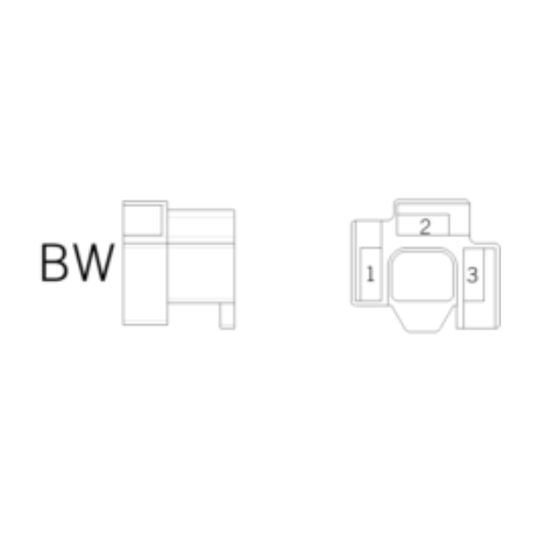 Ersatzstecker BW 3-polig-nt