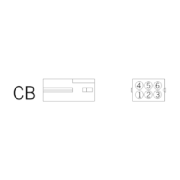 Ersatzstecker CB 6-polig-nt