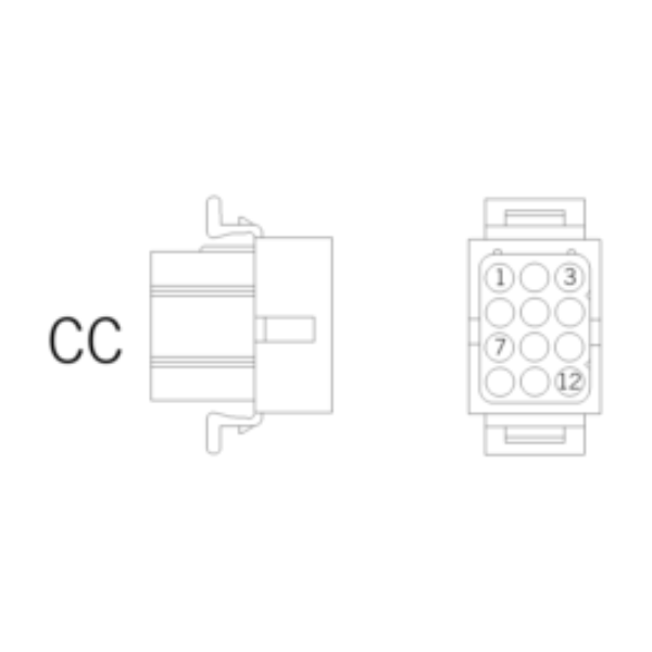 Ersatzstecker CC 12-polig-nt